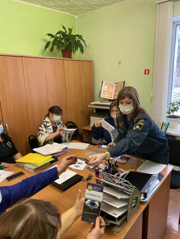 Выполнение мероприятий по пожарной безопасности обслуживаемых граждан