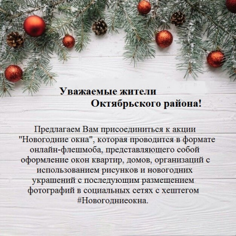 Флешмоб #Новогодние окна